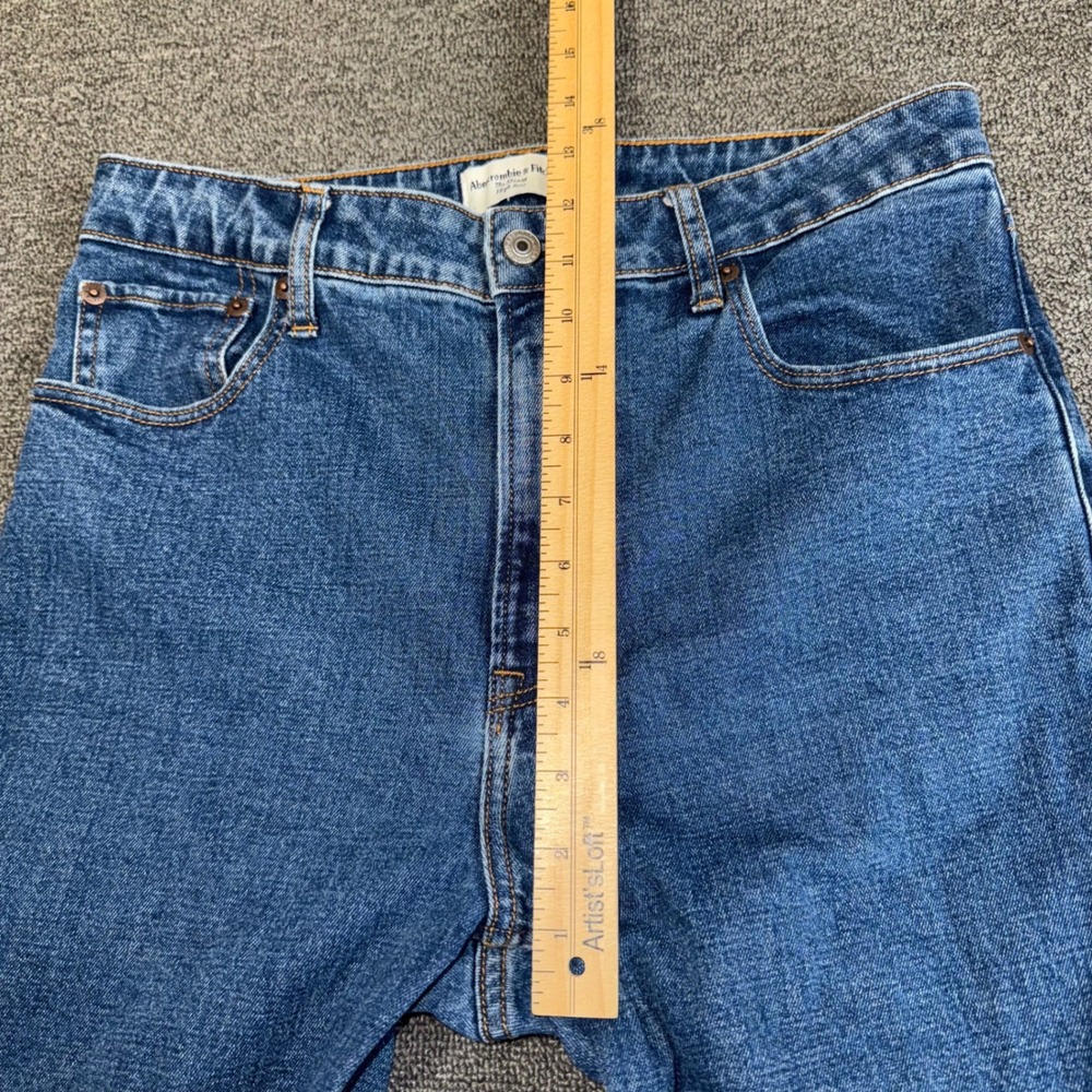 Abercrombie & Fitch The Skinny High Rise Women's 8/29 Blue Medium Wash Casual - Picture 6 of 8